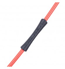 Set 8 Funda de goma para cables Negro
