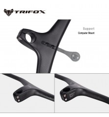 Manubrio Carbono TRIFOX RHB200 90mm GRAY