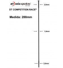 Rayos DT SWISS COMPETITION RACE 288mm Recto