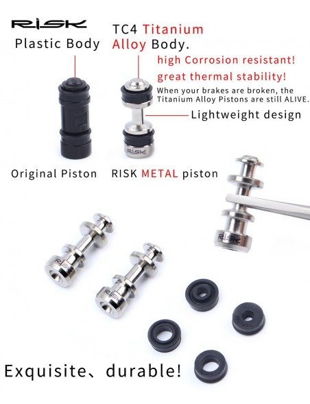 Pistón Aleación Titanio Shimano SLX/XT RISH