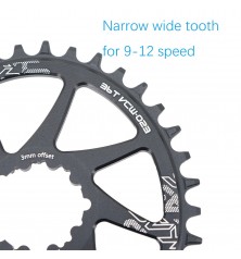 Corona Deckas 3mm offset Ovalada SRAM