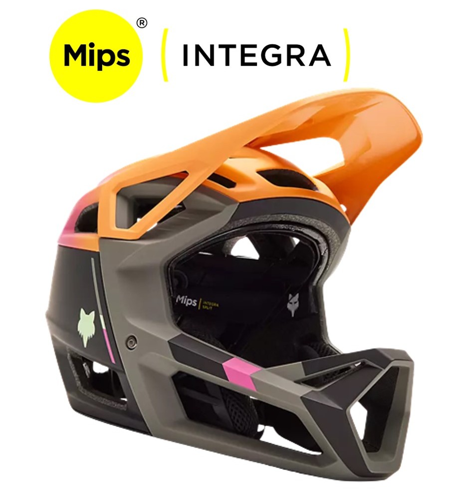 Casco Integral FOX PROFRAME RS CLYZO NARANJO MIPS Casco Integral FOX PROFRAME RS CLYZO NARANJO MIPS