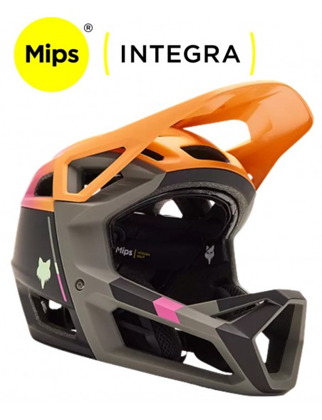 Casco Integral FOX PROFRAME RS CLYZO NARANJO MIPS