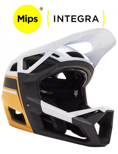 Casco Integral FOX PROFRAME RS RACIK AMARILLO NARCISO MIPS