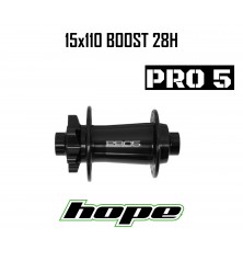 Maza Delantera HOPE PRO 5 28H 15X110mm Boost Negra