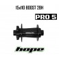 Maza Delantera HOPE PRO 5 28H 15X110mm Boost Negra Maza Delantera HOPE PRO 5 28H 15X110mm Boost Negra