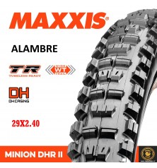 Neumático Maxxis MINION DHR II BIKEPARK DH/TR 29X2.40 Alambre