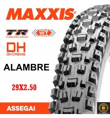 Neumático Maxxis ASSEGAI BIKEPARK DH/TR 29X2.50 Alambre