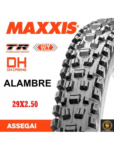 Neumático Maxxis ASSEGAI BIKEPARK DH/TR 29X2.50 Alambre