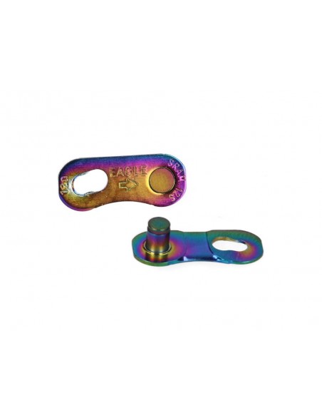 Eslabón Sram Power Lock Eagle 12V rainbow
