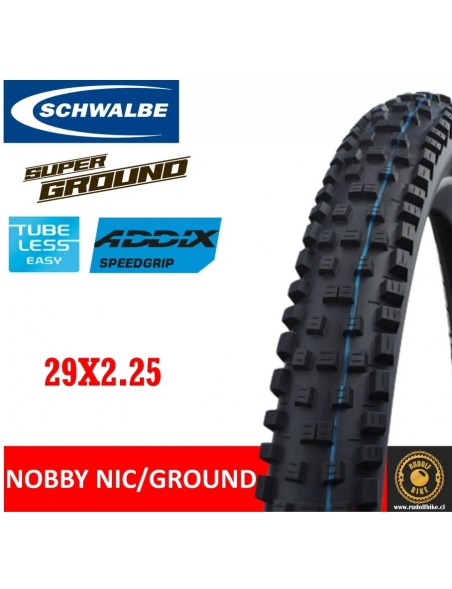 Neumático Schwalbe NOBBY NIC S/Ground ADDIX SpeedGrip 29x2.25