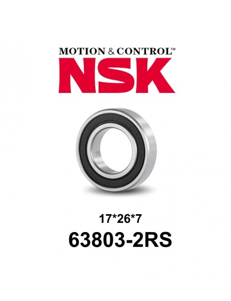 Rodamiento Sellado NSK 17267-2RS (63803RS)