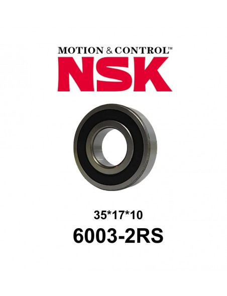 Rodamiento Sellado NSK 6003-2RS