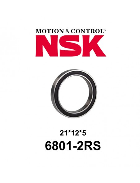 Rodamiento Sellado NSK 6801-2RS