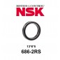 Rodamiento Sellado NSK 686-2RS Rodamiento Sellado NSK 686-2RS