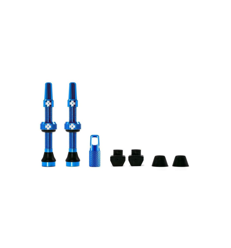 Set 2 Valvulas Tubeless Muc-Off 44mm Blue Set 2 Valvulas Tubeless Muc-Off 44mm Blue