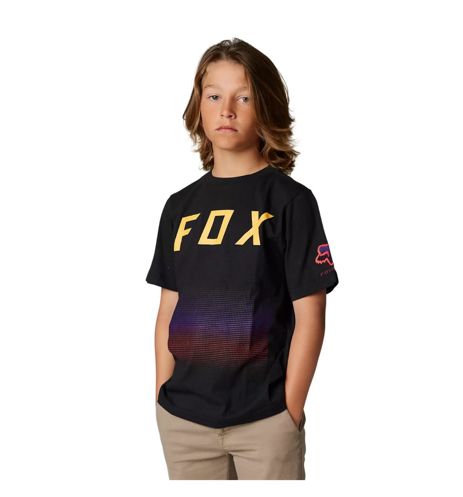 Polera FOX NIÑO FGMNT SS TEE BLK Polera FOX NIÑO FGMNT SS TEE BLK