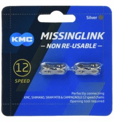 Eslabón rápido KMC MissingLink 12NR 2PCS Silver
