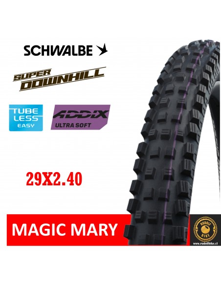 Neumático Schwalbe Magic Mary S/Downhill /TLE/Ultra Soft 29x2.40