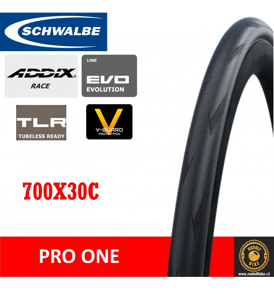 Neumático Schwalbe PRO ONE V-Guard TLE ADDIX Race 700x30c Neumático Schwalbe PRO ONE V-Guard TLE ADDIX Race 700x30c