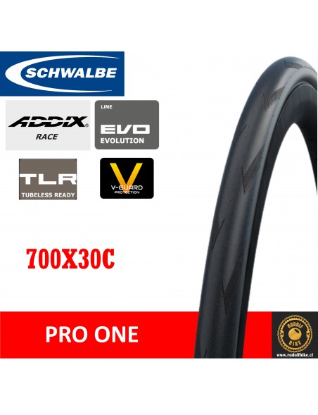 Neumático Schwalbe PRO ONE V-Guard TLE ADDIX Race 700x30c