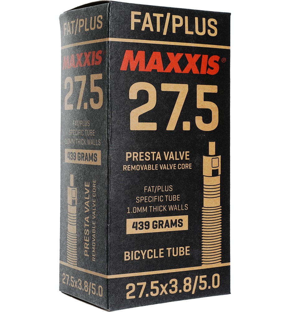 Camara Maxxis FAT/PLUS 27.5X 3.8/5.0 Válvula Francesa Camara Maxxis FAT/PLUS 27.5X 3.8/5.0 Válvula Francesa