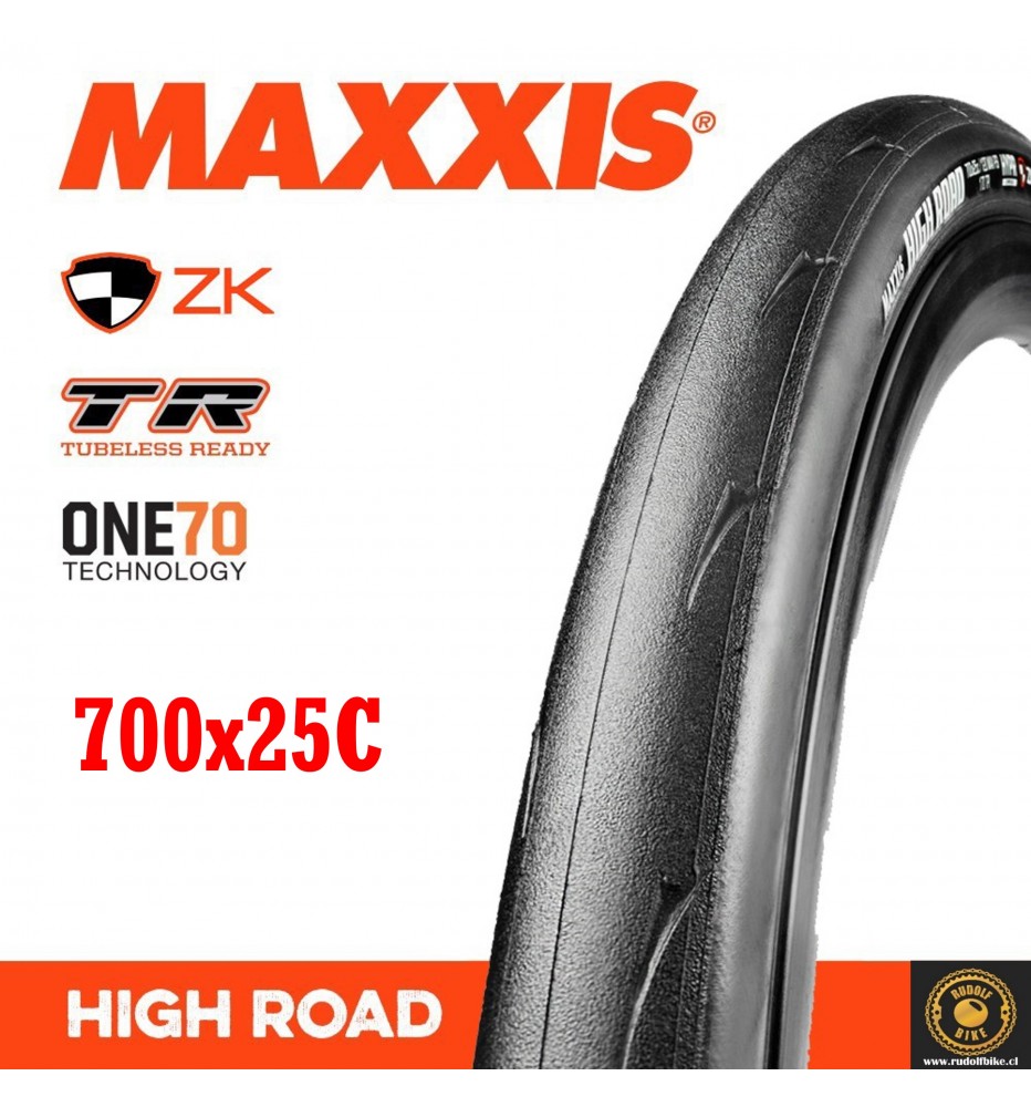 Neumatico Maxxis HIGH ROAD 700X25C HYPR TR K2 ONE70 Neumatico Maxxis HIGH ROAD 700X25C HYPR TR K2 ONE70
