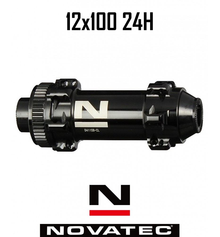 Maza Delantera Novatec D411SB-12-CL 24h 12x100mm Maza Delantera Novatec D411SB-12-CL 24h 12x100mm
