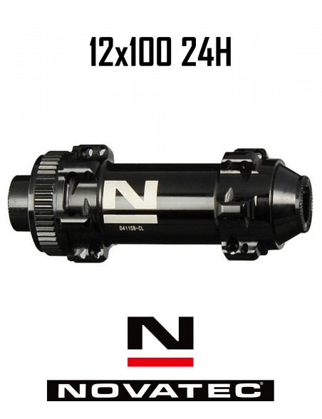 Maza Delantera Novatec D411SB-12-CL 24h 12x100mm
