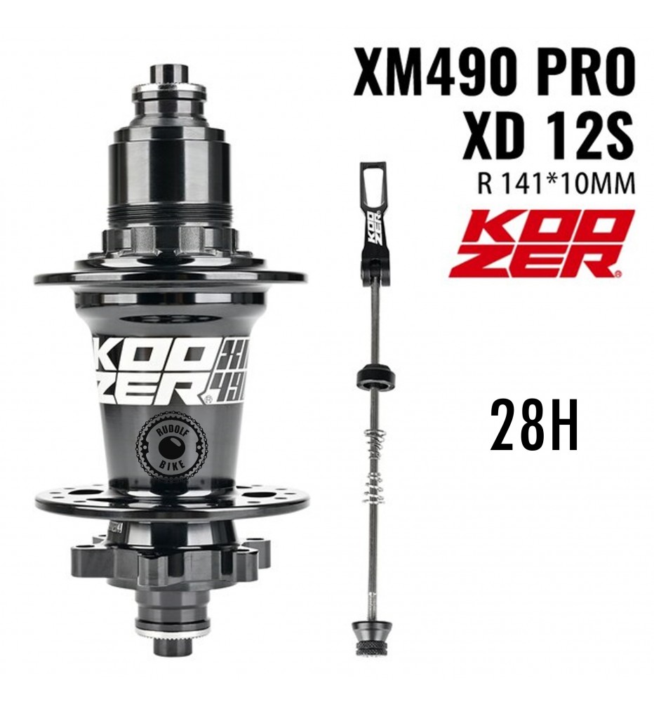 Maza Trasera Koozer XM490Pro 10x141mm 28H XD Black Maza Trasera Koozer XM490Pro 10x141mm 28H XD Black