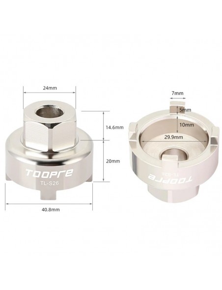 Extractor TOOPRE TL-S26 BMX 4 muecas