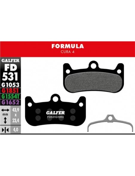 Pastillas Galfer Formula Cura 4 Standard