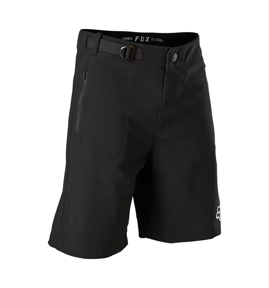 Short FOX RANGER NIÑO W/LINER NEGRO Short FOX RANGER NIÑO W/LINER NEGRO
