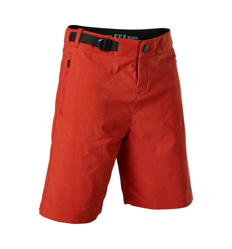 Short FOX RANGER NIÑO W/LINER ROJO Short FOX RANGER NIÑO W/LINER ROJO