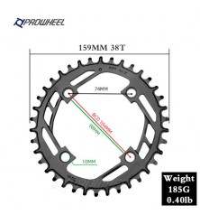 Corona Prowheel E-Bike acero 104bcd Redonda