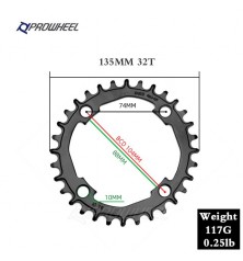 Corona Prowheel E-Bike acero 104bcd Redonda