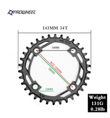 Corona Prowheel E-Bike acero 104bcd Redonda