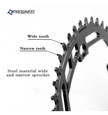 Corona Prowheel E-Bike acero 104bcd Redonda