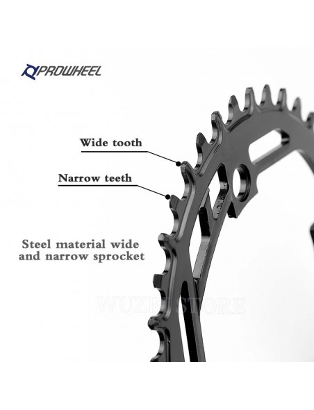 Corona Prowheel E-Bike acero 104bcd Redonda