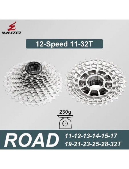 Cassette WUZEI ROAD 12S 11-32 S/Caja
