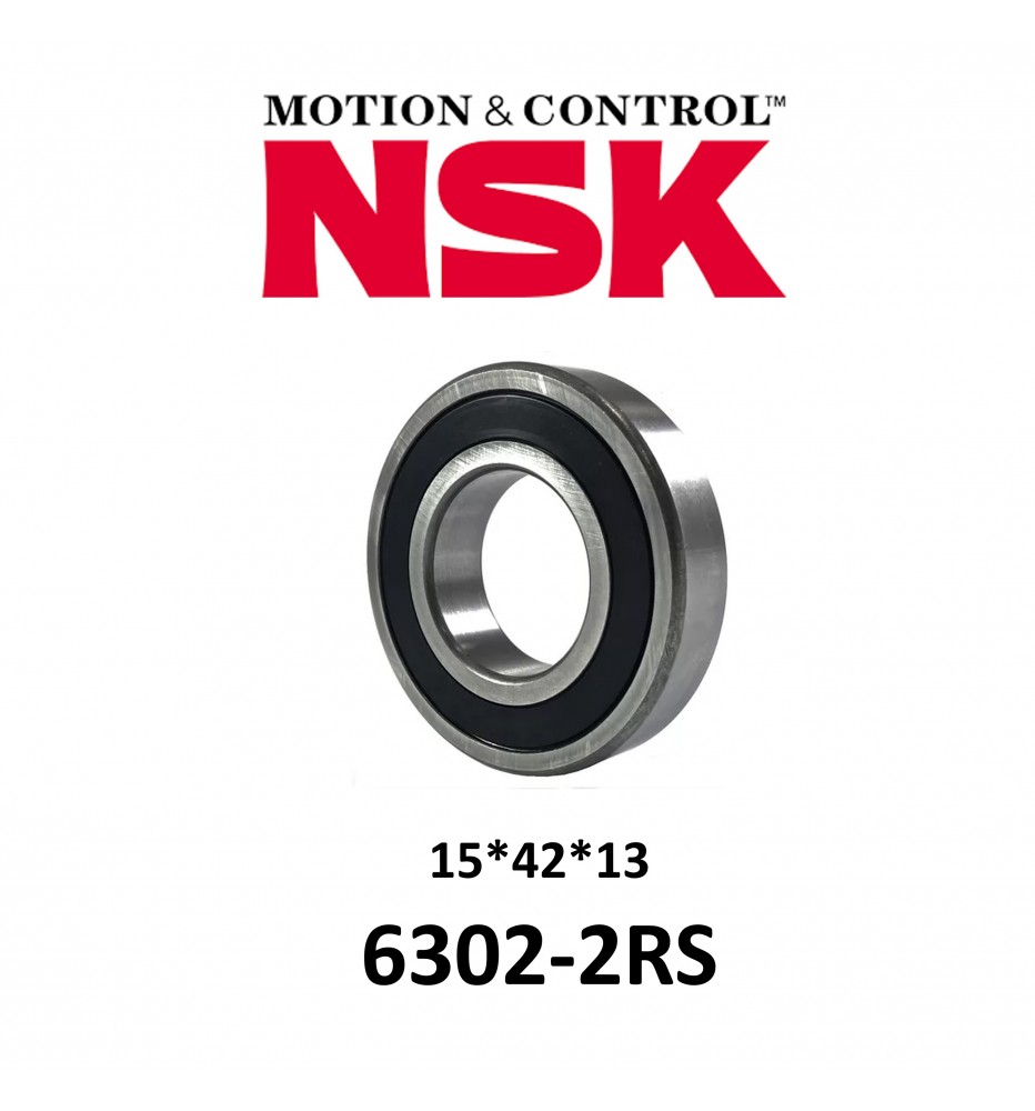 Rodamiento Sellado NSK 6302-2RS Rodamiento Sellado NSK 6302-2RS