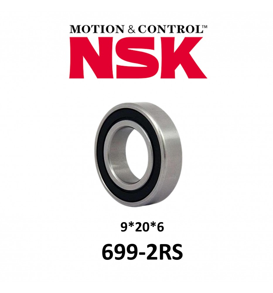 Rodamiento Sellado NSK 699-2RS Rodamiento Sellado NSK 699-2RS