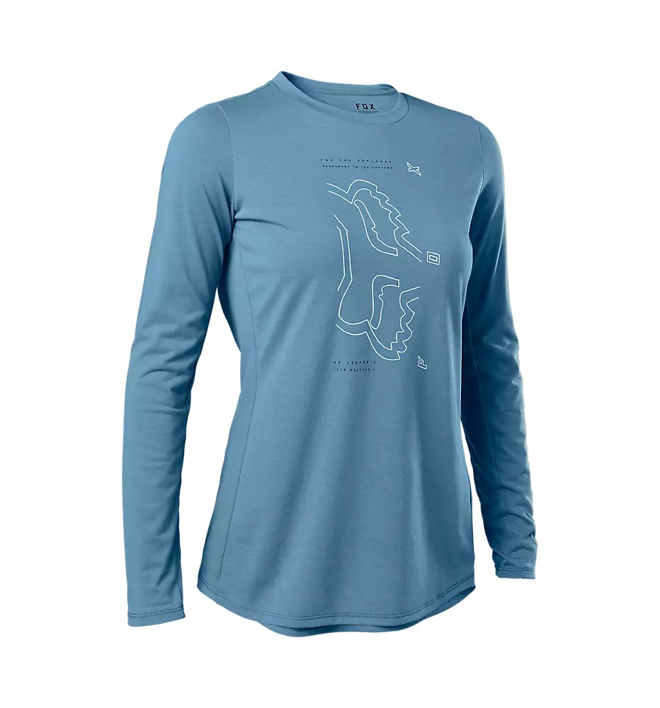 Jersey FOX RANGER Drirelease MUJER Dusty Blue Jersey FOX RANGER Drirelease MUJER Dusty Blue