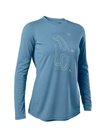 Jersey FOX RANGER Drirelease MUJER Dusty Blue