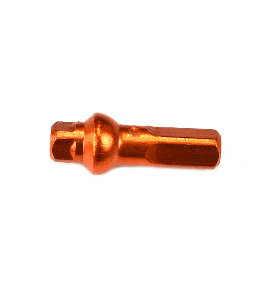 Niple Sapim Double Square Polyax 14g X 16mm Aluminio Orange (1 Unidad) Niple Sapim Double Square Polyax 14g X 16mm Aluminio Orange (1 Unidad)