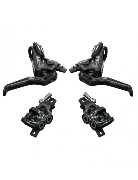 Set de Frenos MAGURA MT7 BRUNI LEVER BLACK/SILVER LTD