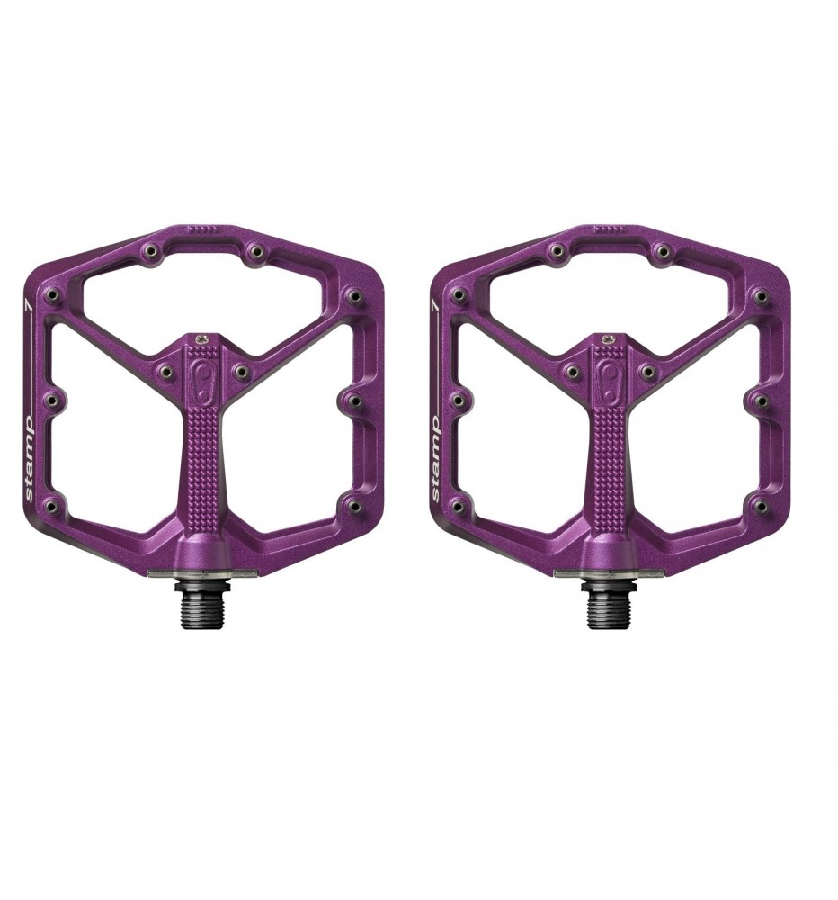 Pedales CRANK BROTHERS STAMP 7 PURPLE BODY T/L Pedales CRANK BROTHERS STAMP 7 PURPLE BODY T/L