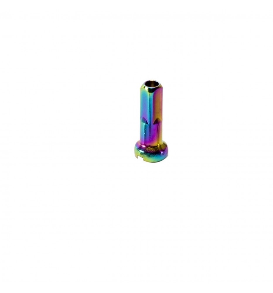 Niple Pillar 14g x 14mm Brass Tornasol (1 Unidad) Niple Pillar 14g x 14mm Brass Tornasol (1 Unidad)