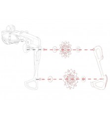 KIT Caja Interna + Roldanas para SRAM GX Eagle