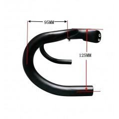Manubrio Carbono TRIFOX DHB600 90x420 Gray